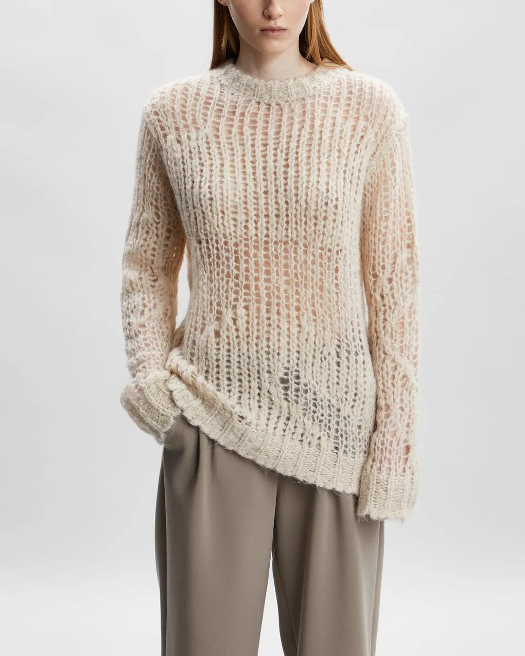 Acne Studios   Sweater Mohair Blend Sand 